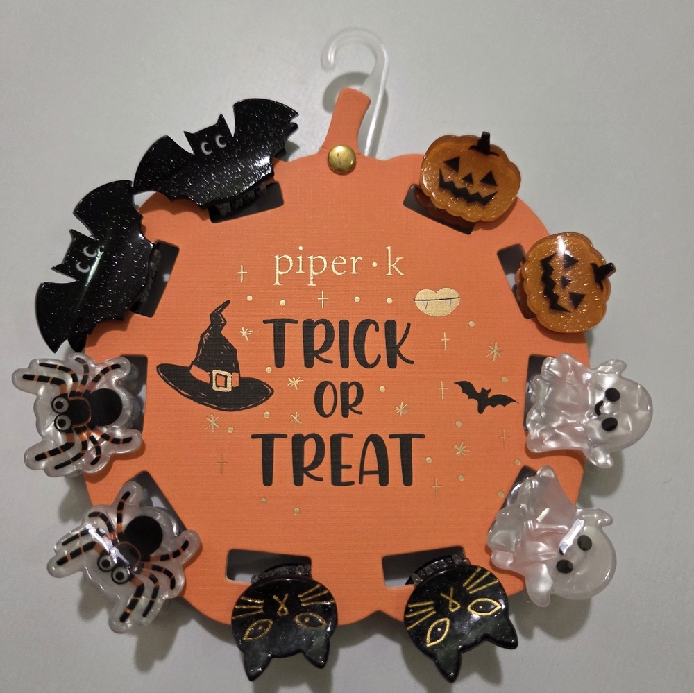Piper K Halloween Hair Clip Set